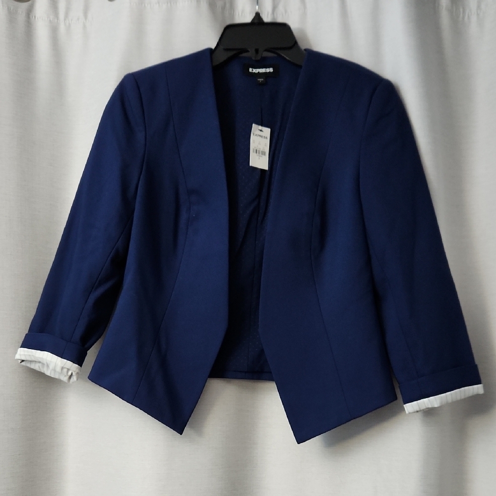 Express Women's Blue Blazer Size 2